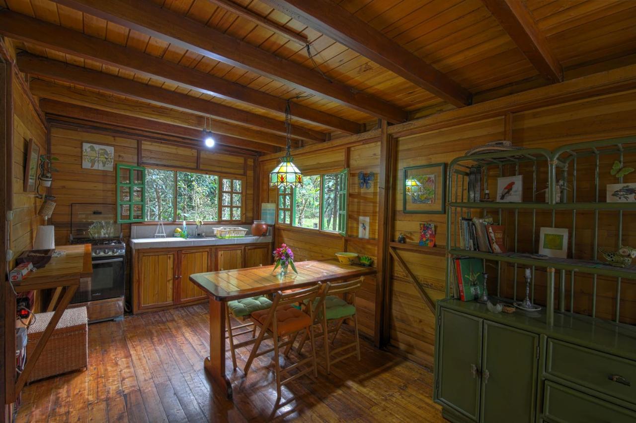 Mindo Eco Chalet Con Rio Y Cascada Exterior photo